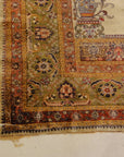 30037 Antique Silk Turkish Prayer Rug ca.1850