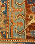 30498 Rare Antique Sampler Oushak from 17th Century Vagireh