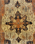 Antique medalion sarouk Farahan Rug 29862