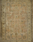Antique Beige and Pink Persian Tabriz Genuine Authentic Intricate Woven Carpet Art Santa Barbara Design Center and Rugs and More