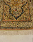 Antique Silk Hereke Turkish with Gold Thread