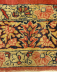 Antique Persian Kerman Ravar Rug: 1001 Flowers