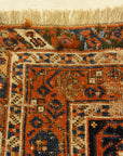 Antique Handwoven Persian Afshar Botteh. A piece of genuine, intricate woven carpet art sold by Santa Barbara Design Center Rugs and More.