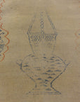 Antique Transylvanian 17th Century Turkish Prayer Rug. A fine piece of genuine woven carpet art sold at the Santa Barbara Design Center.