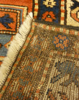 30538 Antique Rare Cloudband Caucasian Chondzoresk Rug