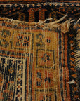 Antique Kurdish West Persian Bagface with Peacocks. A piece of genuine authentic antique woven carpet art sold by Santa Barbara Design Center Rugs and More