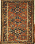 Antique Soumak Kuba Rug. A piece of genuine authentic woven carpet art sold by Santa Barbara Design Center Rugs and More.