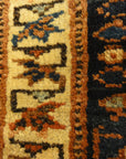 Afshar Botteh Bagface circa 1880. A piece of antique woven carpet art sold by Santa Barbara Design Center Rugs and More in Santa Barbara, California.