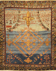 Best Caucasian Shirvan Prayer rug in the world RUGOHOLIC Rug. A piece of genuine authentic woven carpet art sold at Santa Barbara Design Center Rugs and More.
