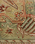 Antique Silk Turkish Kaysari Rug . A piece of genuine, woven carpet art sold by the Santa Barbara Design Center, Rugs and More.