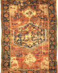 Antique Rare Medallion Oushak from the 16th Century. A piece of genuine authentic antique woven carpet art sold by Santa Barbara Design Center Rugs and More