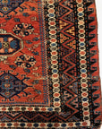38229 Antique Kuba Soumak Caucasian Rug