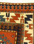 30076 Caucasian Kazak double niche Prayer Rug
