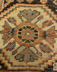 Antique Persian Qashqai featuring Tribal Flowers. A piece of genuine handwoven carpet art sold by Santa Barbara Design Center Rugs and More.