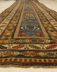 Antique Early 19th Century Shirvan Runner Rug. A piece of genuine authentic woven carpet art sold by the Santa Barbara Design Center Rugs and More.