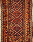 Antique Lori Persian Tribal Rug Circa 1880. A piece of genuine authentic antique woven carpet art sold by Santa Barbara Design Center Rugs and More.