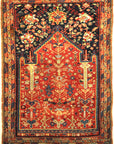 Rare Turkish Oushak Meditation Piece Circa 1800s. A very rare beautiful rug. Genuine woven carpet art sold by Santa Barbara Design Center, Rugs and More.