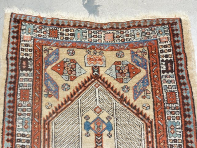 43877 Fine Antique Serab Runner