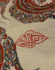 Antique Finest 1700s Persian Pashmina Kashmiri Shawl. Antique woven carpet art sold by Santa Barbara Design Center Rugs and More in Santa Barbara California