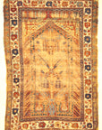 Rare Classical Milas Prayer Rug from Turkey Pre-1700s Genuine Authentic Woven Carpet Art Santa Barbara Design Center Rugs and More