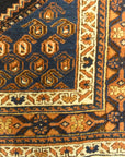Antique Persian Afshar Medallion Botteh Genuine Woven Carpet Art Authentic Intricate Santa Barbara Design Center Rugs and More