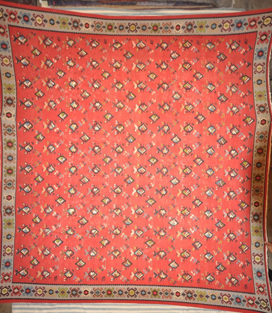 28862 Unique Antique Thracian Kilim