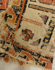 Antique Rare Size and Design Soumak Rug. A piece of genuine antique woven carpet art sold by the Santa Barbara Design Center, Rugs and More.