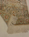 Antique Silk Hereke Turkish with Gold Thread