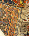 36248 Antique Persian Qashqai Rug Woven Circa 1900