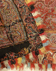 Rasht Embroidery Circa 1850 - 5'8" x 5'9" - The finest hand-knotted and natural dyed fibers. - Visit us at Rugs & More in the Santa Barbara Design Center