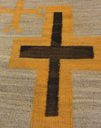 Large Antique Navajo Rug circa 1890-1900 featuring two grey hills. Sold by Santa Barbara Design Center, Rugs and More in Santa Barbara, California.