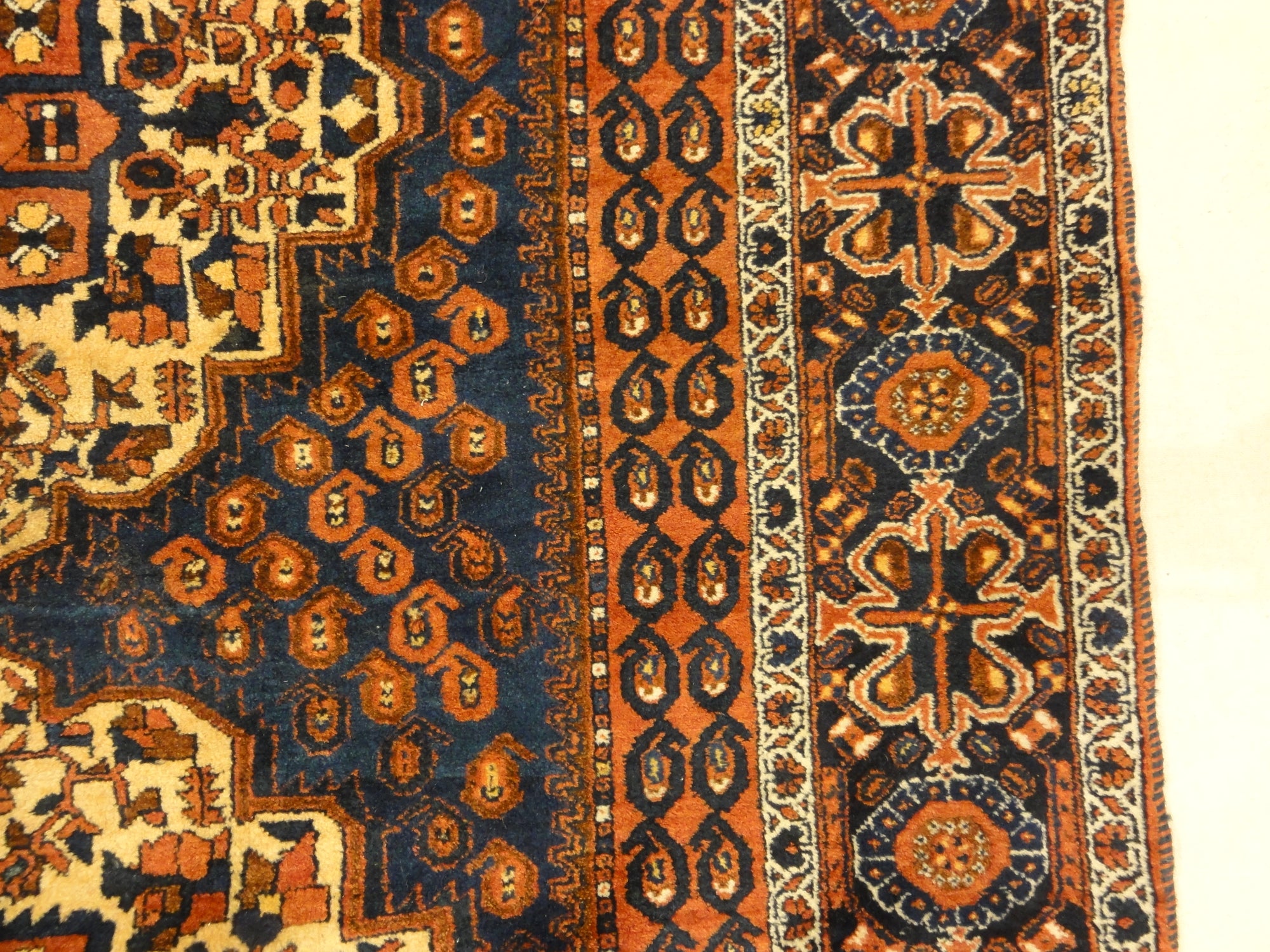 30658 Antique Intricate Botteh Afshar Rug