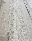 Close-up photo of Ziegler & Co Montecito Vibe Runner showcasing its textured, woven pattern in neutral tones.