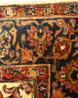 Antique Persian Wool Kashan Kork circa 19th Century