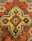 Antique Turkish Bergama Rug. A piece of genuine woven carpet art sold by the Santa Barbara Design Center and Rugs and More.