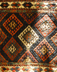Antique Jaf Kurd Rug Circa 1870. A piece of genuine antique woven carpet art sold by the Santa Barbara Design Center, Rugs and More.