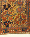 30028 Rare Prototype Kurdish rug with dragons and mythical animals early 1700s