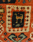Proto Shahsavan Soj-Bolagh rug ca. 1800 in perfect condition. Classical Tribal art from Kourosh Collection. World class tribal rug at its best.