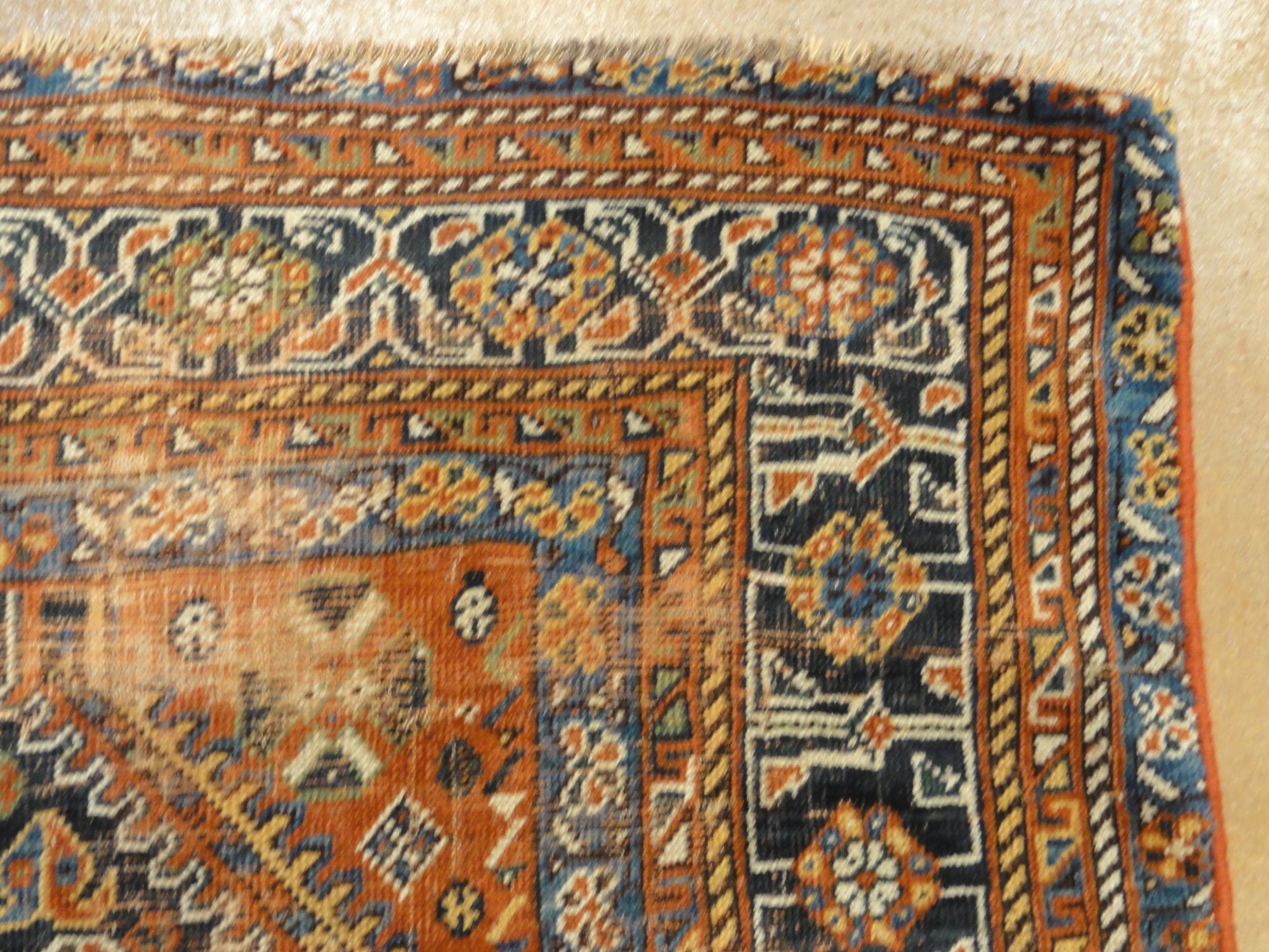 Antique Qashqai Rug 34976