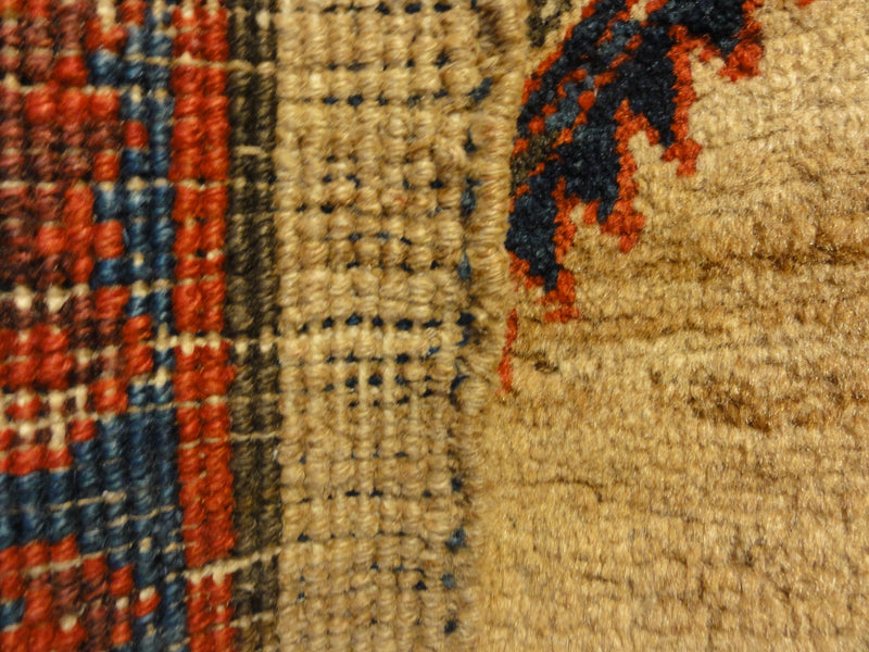 28910 Antique Sarab camel hair collectable rug