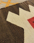 Large Antique Navajo Rug circa 1890-1900 featuring two grey hills. Sold by Santa Barbara Design Center, Rugs and More in Santa Barbara, California.