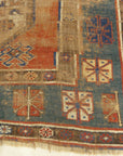 29855 Antique Kazak rug