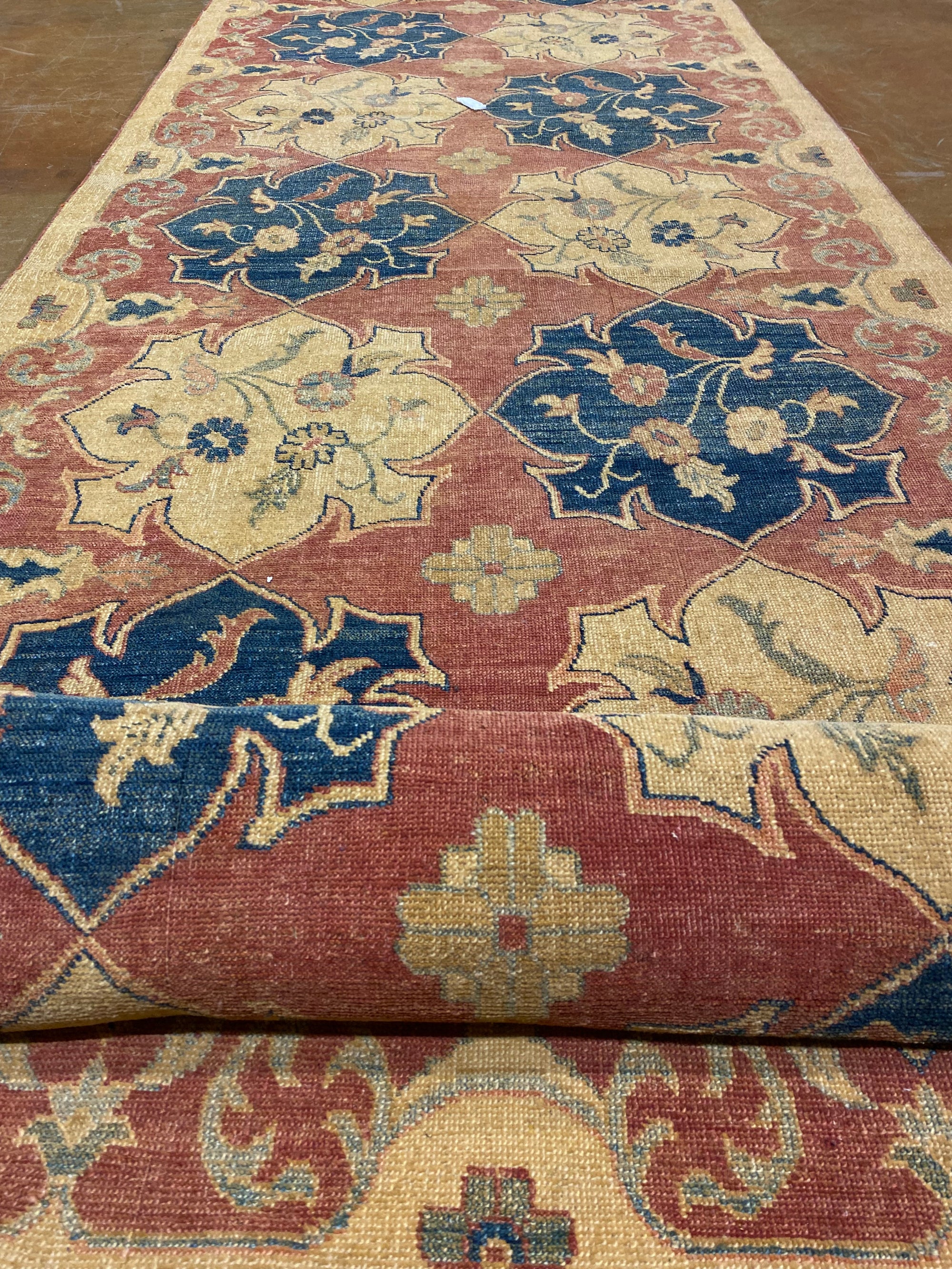 Antique Isphahan Runner 34950