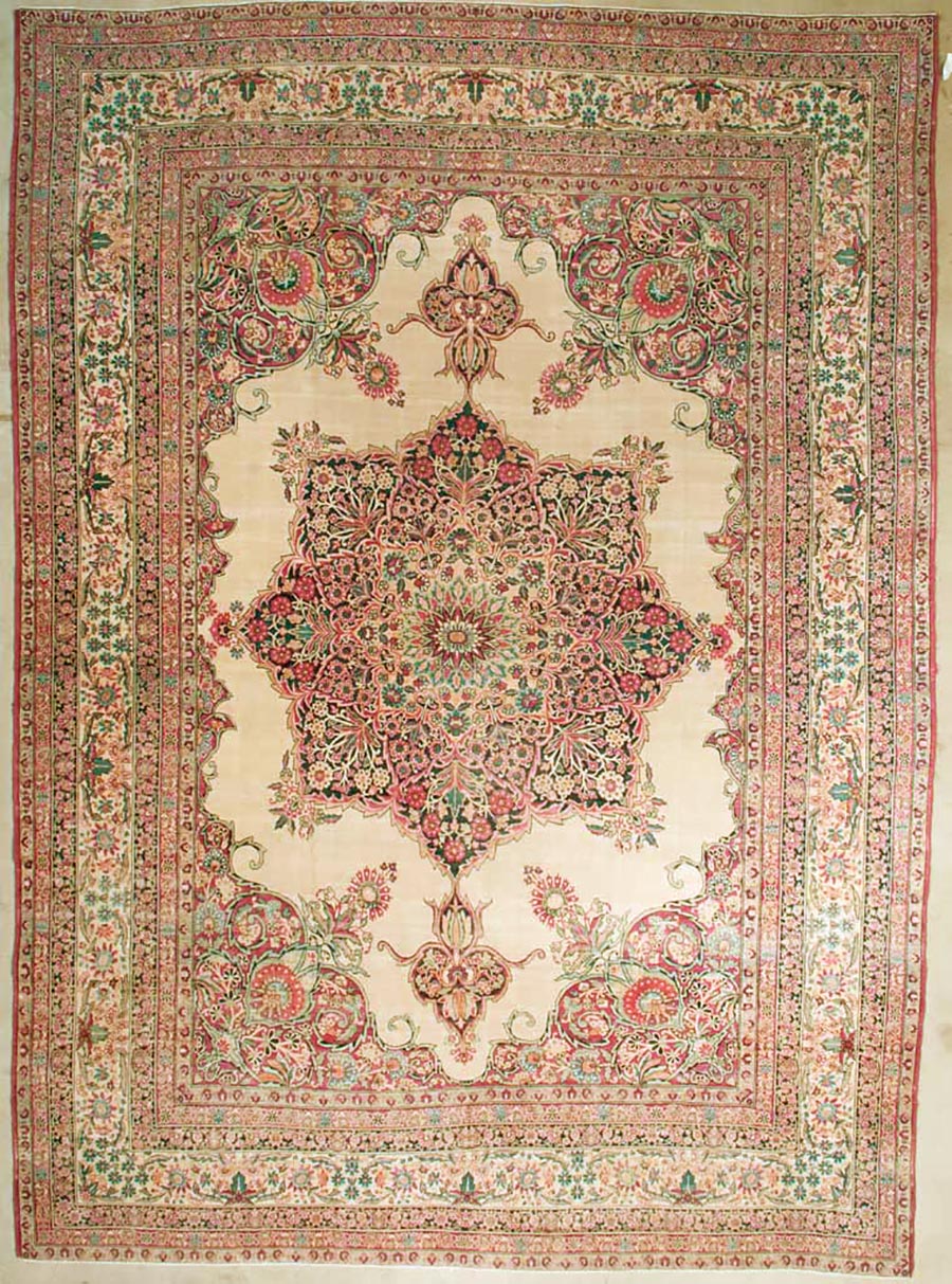 Fine Antique Kerman Rug | Rugs & More | Santa Barbara Design Center