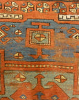 30096 Antique Fachralo Kazak Rare Prayer Rug from Caucasus