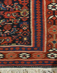 Antique Bijar Kelim Rug. A piece of genuine authentic woven carpet art sold by Santa Barbara Design Center, Rugs and More.