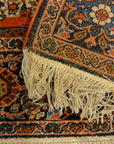 30107 Fine Antique Sarouk Farahan Botteh with Rare Ivory Background