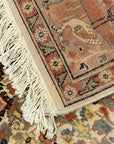 Fine Kashmiri Silk rug is a hand-knotted oriental rug from Kashmir. Kashmir rugs or carpets have intricate designs that are primarily oriental, floral style in a range of colors, sizes and quality.