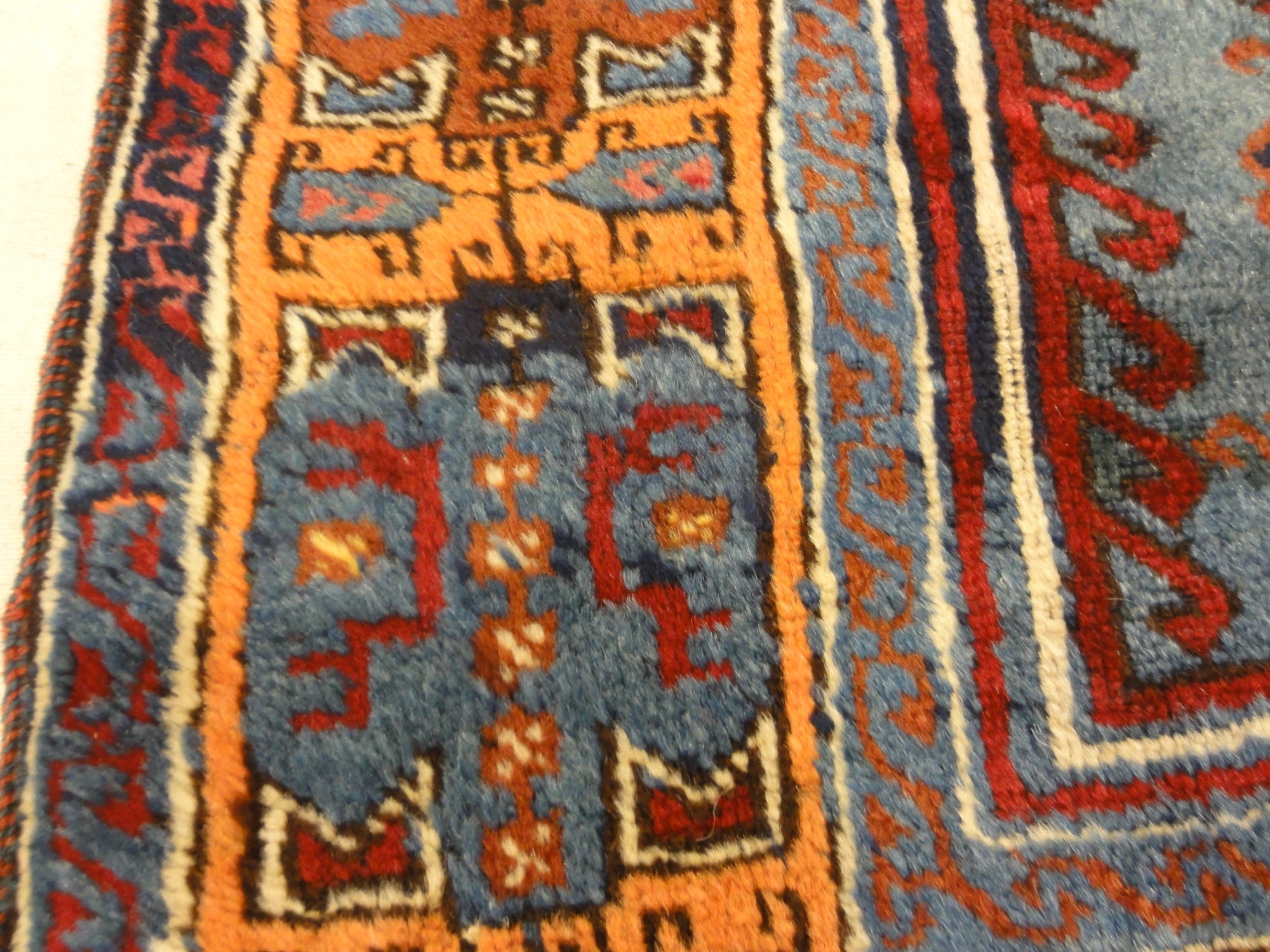 30245 Antique Turkish Yuruk Rare Prayer Rug