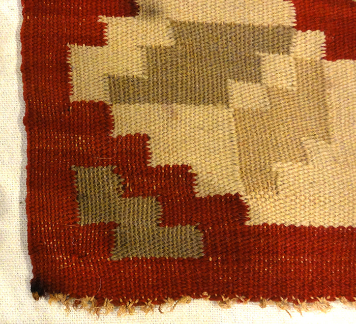 This Antique Swedish Textile is finely woven with natural wool. 